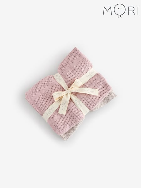 MORI Cotton Blend Cellular Blankets 2 Pack (H24728) | € 54