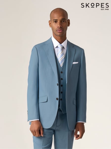 Skopes Blue Tailored Tailored Fit Beckett Suit Jacket (H25323) | € 156
