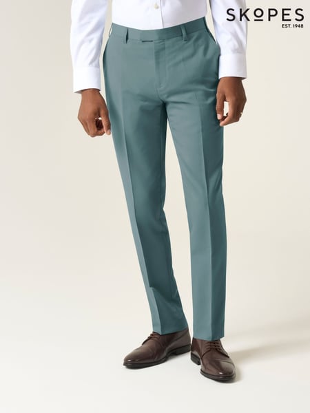 Skopes Green Tapered Fit Beckett Suit Trousers (H25326) | € 76