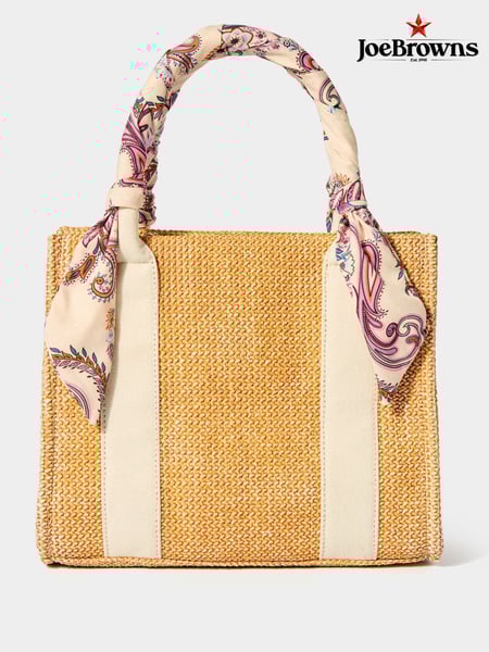 Joe Browns Brown Paisley Structured Woven Bag (H25596) | € 70