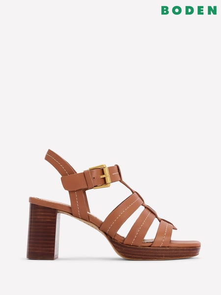 Boden Brown Platform Fisherman Sandals (H25856) | € 197