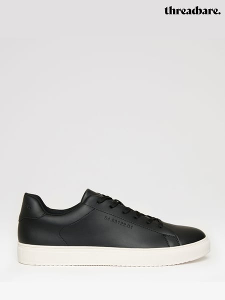 Threadbare Black PU Court Trainers (H27325) | € 55