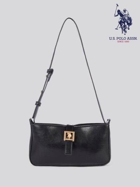U.S. Polo Assn. Black Womens Caring Mini Hobo Bag (H29391) | € 125