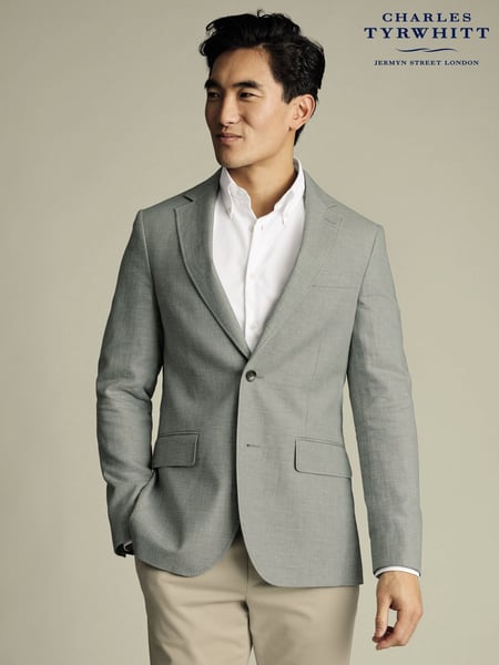 Charles Tyrwhitt Grey Slim Fit Slim Fit Jacket (H29446) | € 388