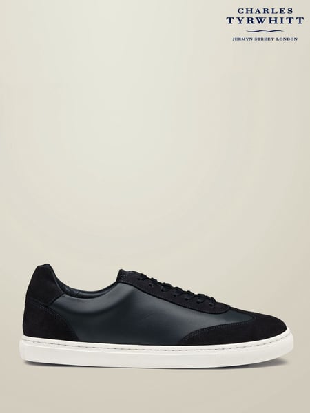Charles Tyrwhitt Blue Leather And Suede Trainers (H34733) | € 186