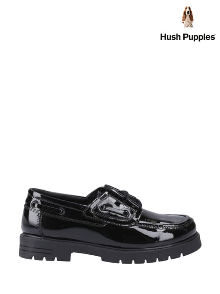Hush Puppies Senior Lucy Patent Black Shoes (H46878) | € 87