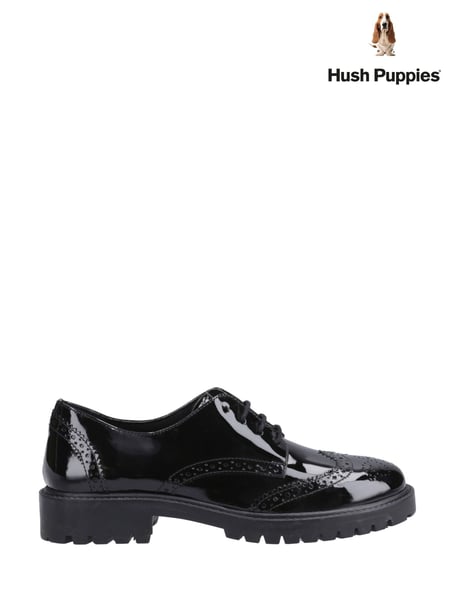 Hush Puppies Senior  Athena Patent Black Shoes (H46885) | € 101