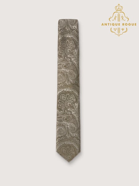 Antique Rogue Green Paisley Tie (H47550) | € 31