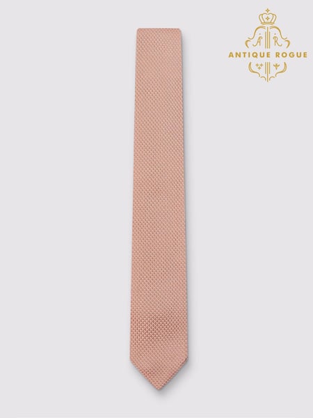 Antique Rogue Pink Knitted Tie (H47552) | € 39