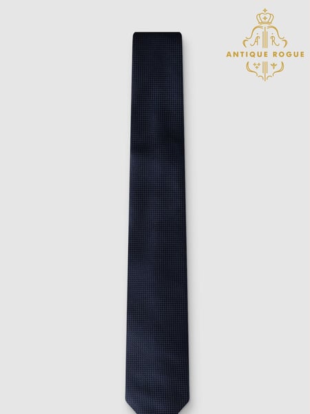 Antique Rogue Blue Texture Tie (H47556) | € 31
