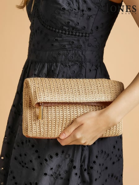 Jones Bootmaker Natural Wylie Fold Over Clutch (H54501) | € 123