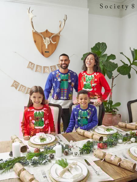 Society 8 Red Elf Christmas Jumper - Women (K07941) | € 19