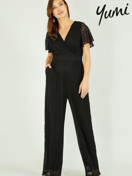 Yumi Black Lace Jumpsuit (K35954) | € 46