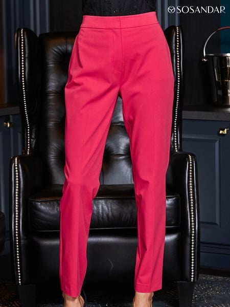 Sosandar Pink Tuxedo Trouser (K40260) | € 33