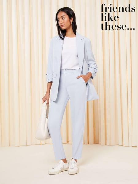 Friends Like These Cobalt Blue Petite Tailored Ankle Grazer Trousers (K45382) | € 11
