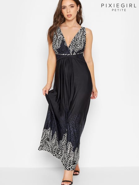 PixieGirl Petite Black Maxi Dress (K52005) | € 29