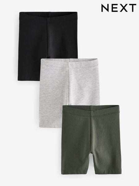 Black & White Cycling Shorts 3 Pack (3mths-7yrs) (K72182) | € 10 - € 16