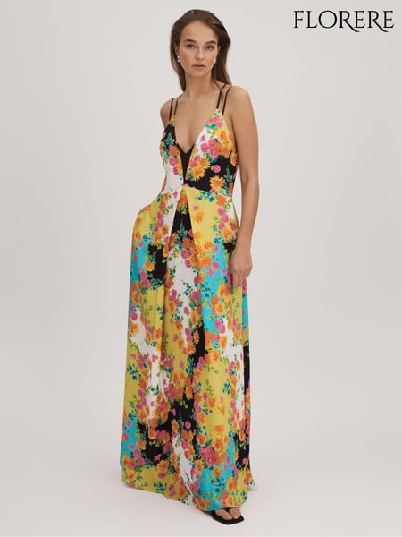 Florere Printed Dual Strap Maxi Dress (K72505) | € 356