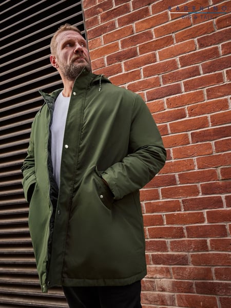 BadRhino Big & Tall Green Long Parka Jacket (K76135) | € 58