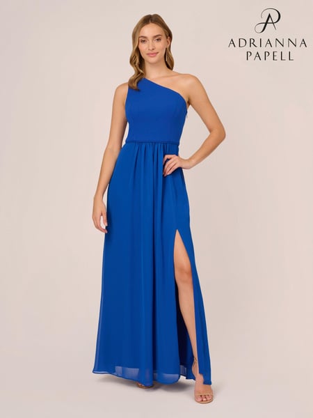 Adrianna Papell One Shoulder Chiffon Gown (K79924) | € 217