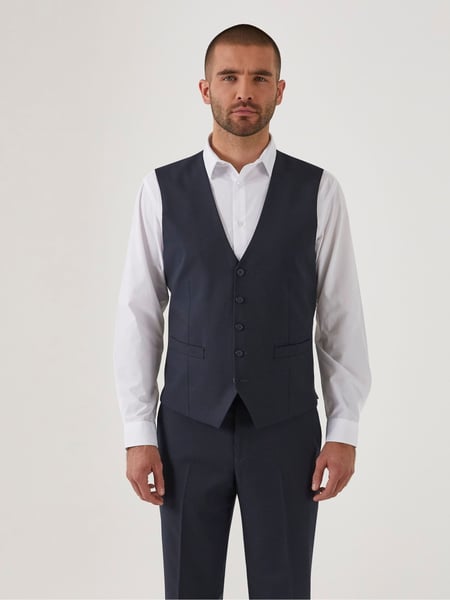 Skopes Blue Romulus Sustainable Tailored Fit Suit Waistcoat (K80788) | € 35
