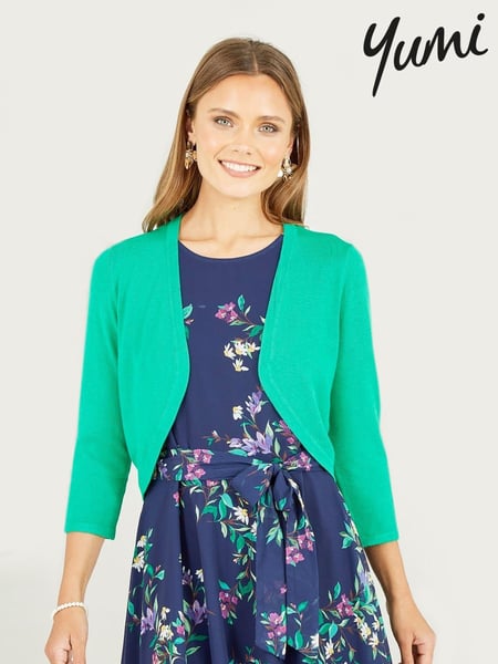 Yumi Light Green Knitted Bolero (K83539) | € 56
