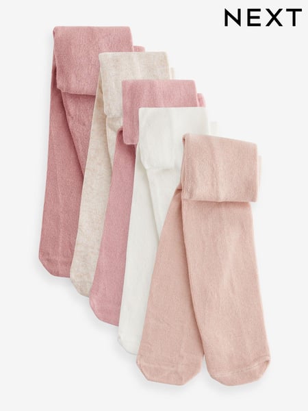 Pink Baby Tights 5 Pack (0mths-2yrs) (K84720) | € 23