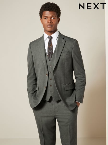 Marl Green Slim Fit Motionflex Stretch Suit Jacket (K86501) | € 118
