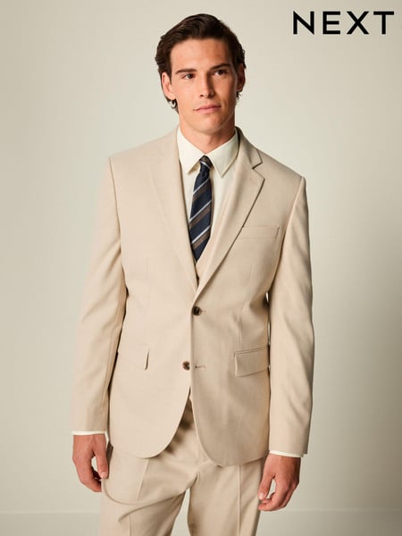 Neutral Slim Fit Flannel Suit Jacket (K86558) | € 125