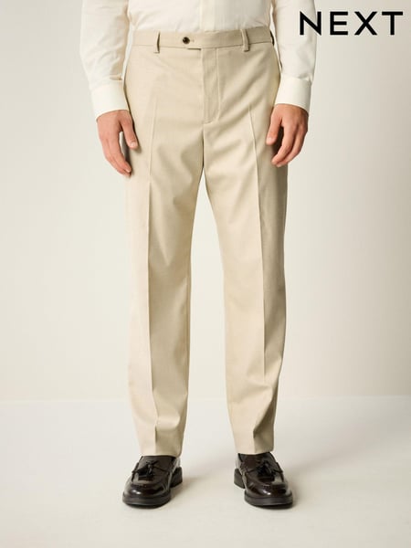 Neutral Slim Fit Flannel Suit Trousers (K86559) | € 67