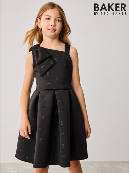 Baker by Ted Baker Bow Detail Embossed Scuba Dress (K88219) | € 62 - € 70