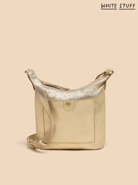 White Stuff Gold Mini Fern Leather Cross-Body Bag (K93734) | € 76