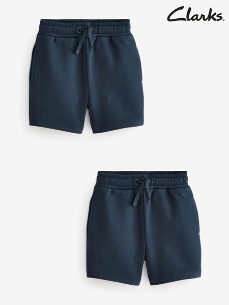 Clarks Navy Sweat Shorts 2 Pack (M03232) | € 22 - € 33