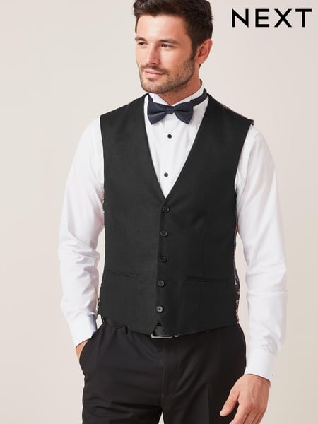 Black Donegal Suit Waistcoat (M36749) | € 17