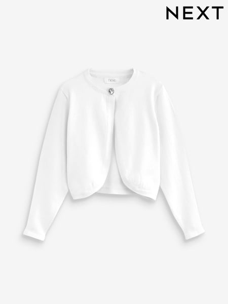 White Occasion Shrug Cardigan (3mths-16yrs) (M41344) | € 14 - € 24