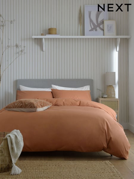 Cotton Rich Duvet Cover and Pillowcase Set (M49879) | 27 € - 68 €