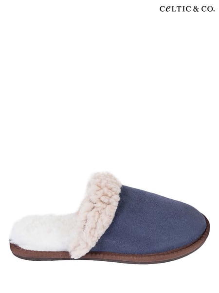 Celtic & Co. Ladies Blue Turnback Mules (M62160) | 123 €