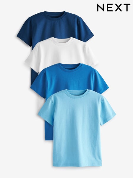 Blues Short Sleeves T-Shirts 4 Pack (3-16yrs) (M78477) | € 17 - € 26