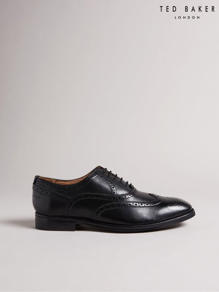 Ted Baker Black Formal Leather Amaiss Brogue Shoes (M95967) | € 172
