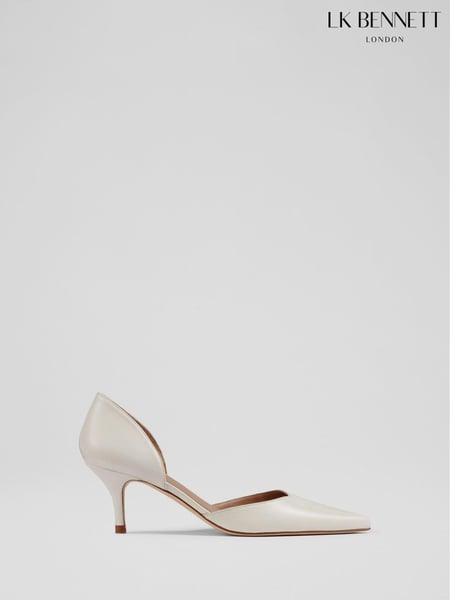 LK Bennett Natural Harley Leather D'orsay Courts (N02687) | € 294