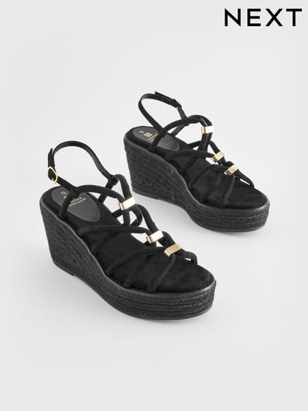 Black Forever Comfort® Hardware Detail Wedges (N09336) | € 17