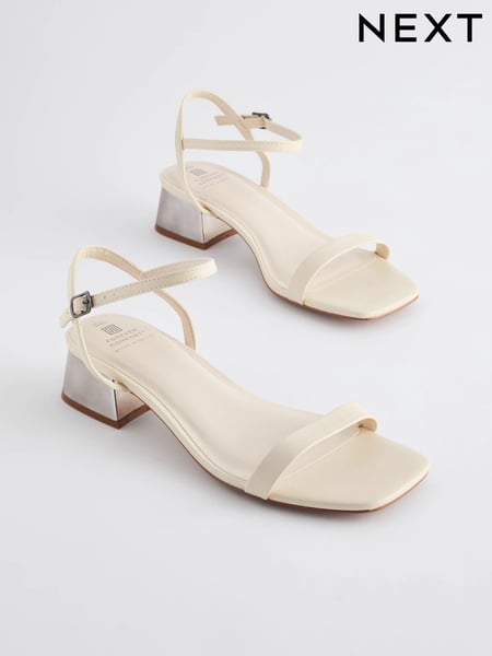 Bone Forever Comfort® Low Leather Heel Sandals (N09941) | € 41