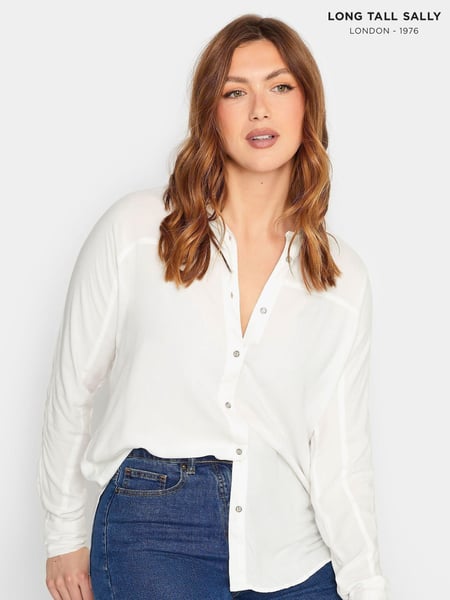 Long Tall Sally Cream Long Sleeve Shirt (N09998) | € 45