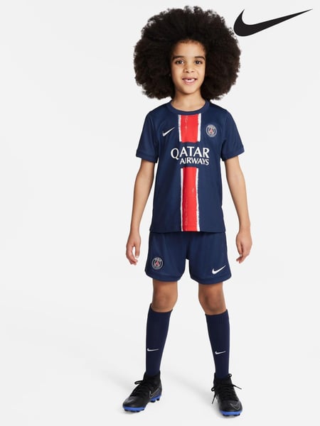 Nike Blue Jr. PSG Home Stadium 3 Piece Football Kit (N12315) | € 43