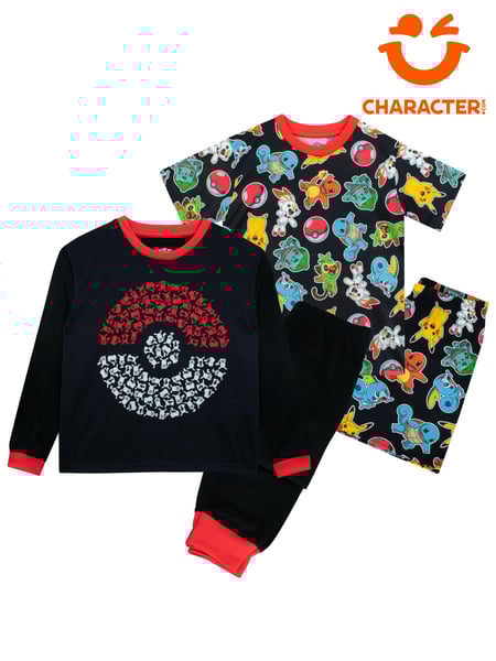 Character Black Pokemon Pyjamas 2 Pack (N14460) | € 42