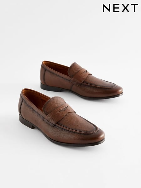 Brown Saddle Loafers (N14682) | € 33