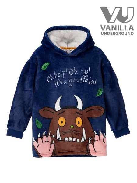 Blau/Gruffalo - Vanilla Underground Kids Blanket Hoodie (N16752) | 37 €