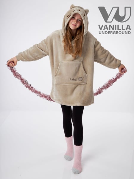 Braun Pusheen - Vanilla Underground Girls Blanket Hoodie (N16768) | 42 €