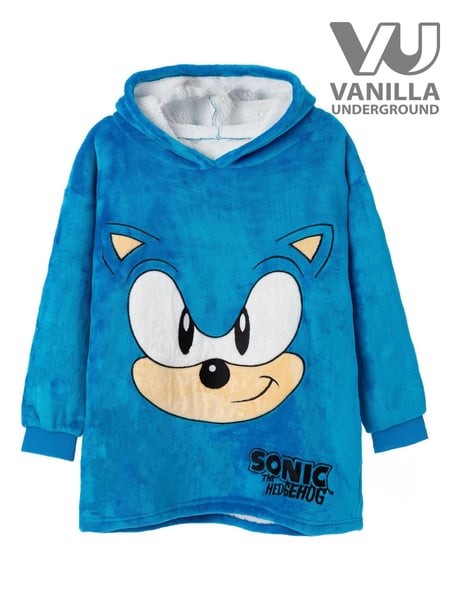 Sonic, Blau - Vanilla Underground All-Over Print Blanket Hoodie (N16778) | 42 €