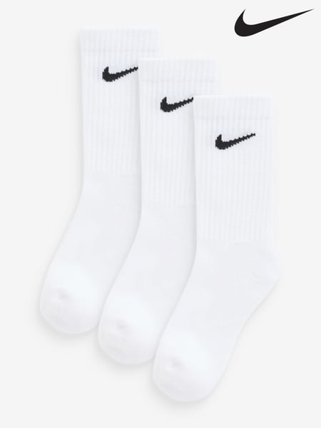 Nike White Little Kids 3 Pack Socks (N17793) | € 12